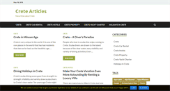 Desktop Screenshot of crete-articles.info